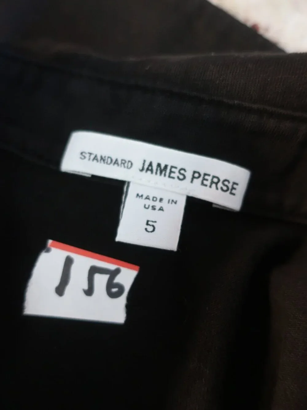 Mens Standard James Perse Black (Item- 156) Supima Cotton Polo Shirt 5 US/XXL - Picture 12 of 13